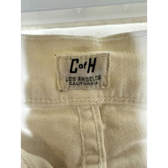 Citizens Of Humanity Jeans Womens 26 White Rocket Crop High Rise Skinny Zip - Picture 8 of 16